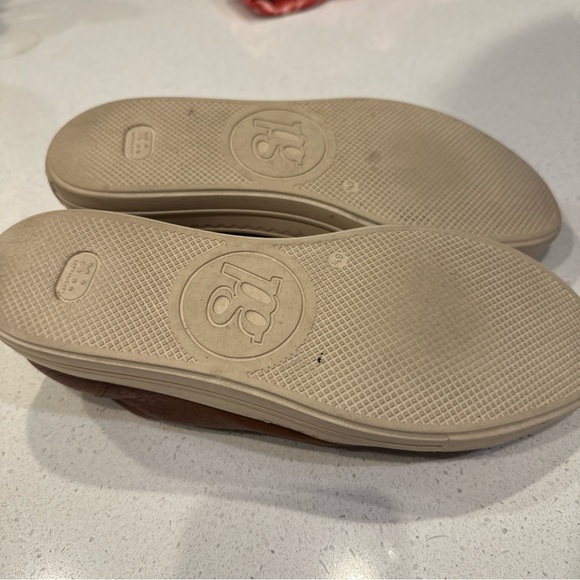 Paul Green women’s size 9 Hadley platform leather sneaker. Cognac. - Picture 6 of 9